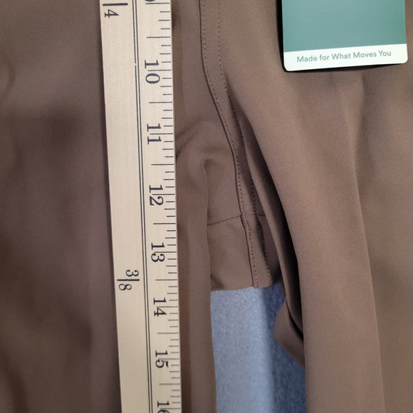 Halara Womens Size Large Tall High Waisted Flare Dress Pants Brown Tall NWT - Picture 5 of 14